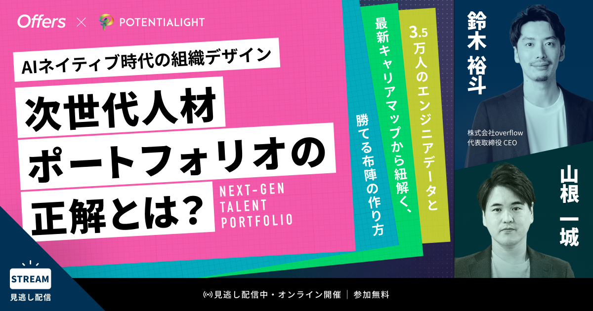【AI組織変革】AIネイティブ時代の組織デザイン。次世代人材ポートフォリオの正解とは?
